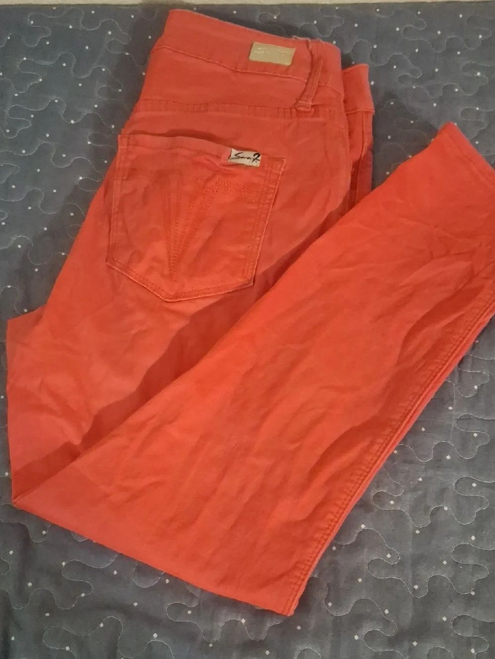 Seven7 High Rise Skinny Crop Jeans size 6